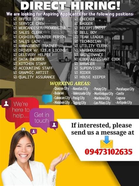 urgent job hiring in cavite no age limit for female|Job Hiring No Age Limit jobs in Cavite City .